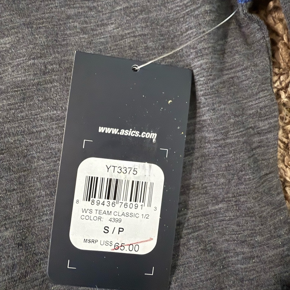 Asics MotionDry Women’s Blue Athletic Top - Picture 5 of 5